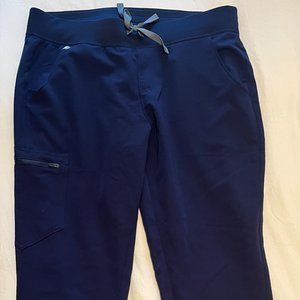 Women's FIGS Navy Zamora Jogger Scrubs Size L
